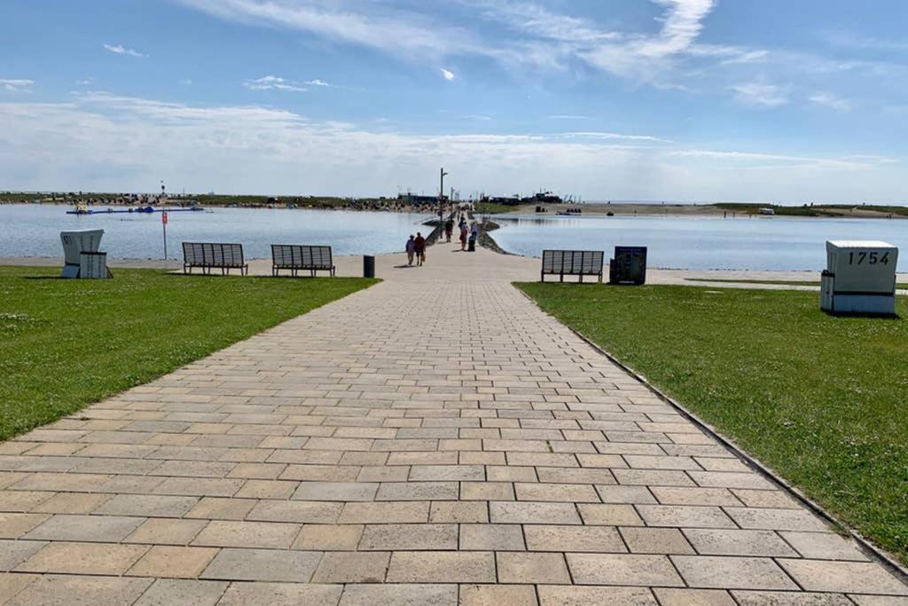 Nordseeglueck In Buesum Nahe Familienlagune Екстериор снимка
